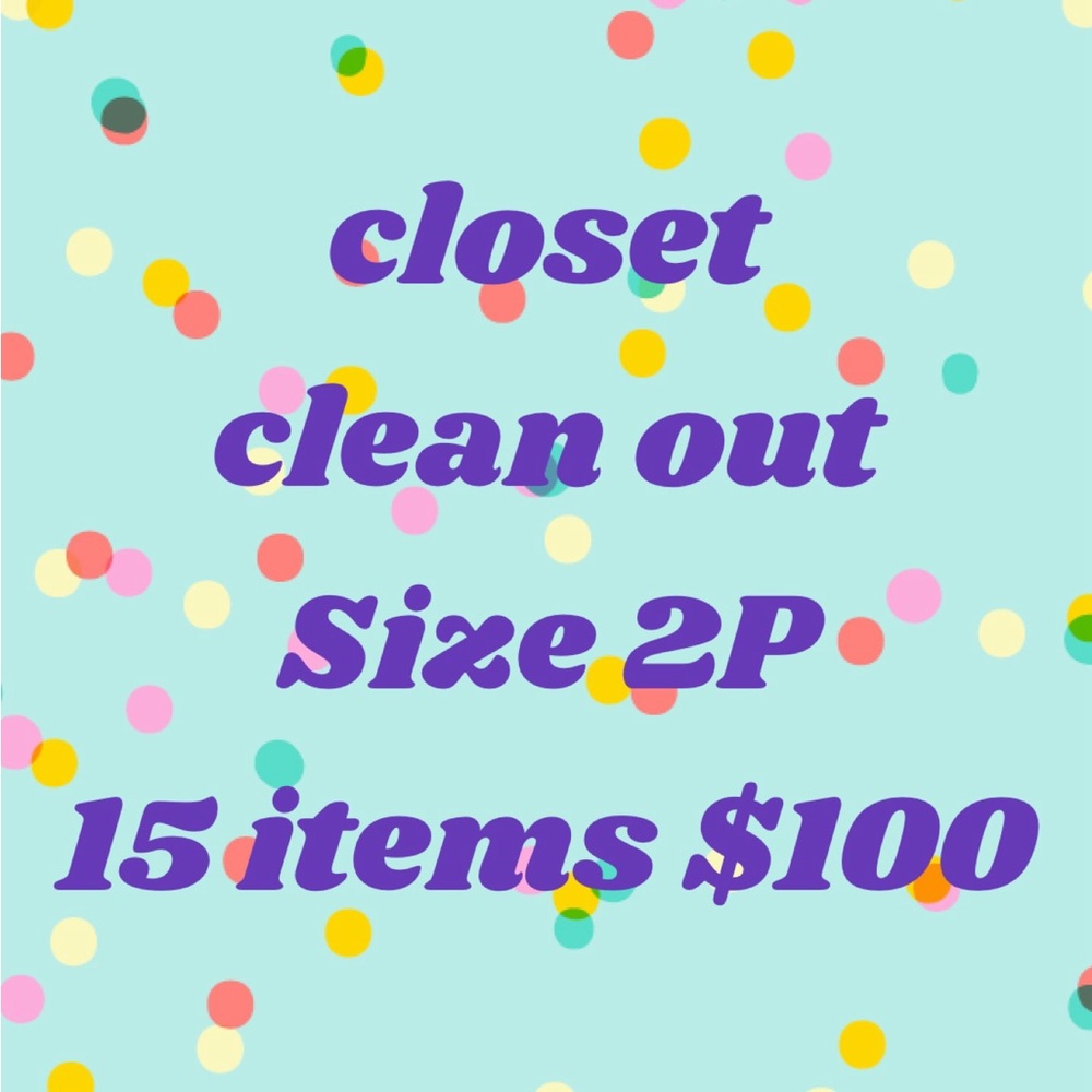 Bundle of 15 items size 2P.